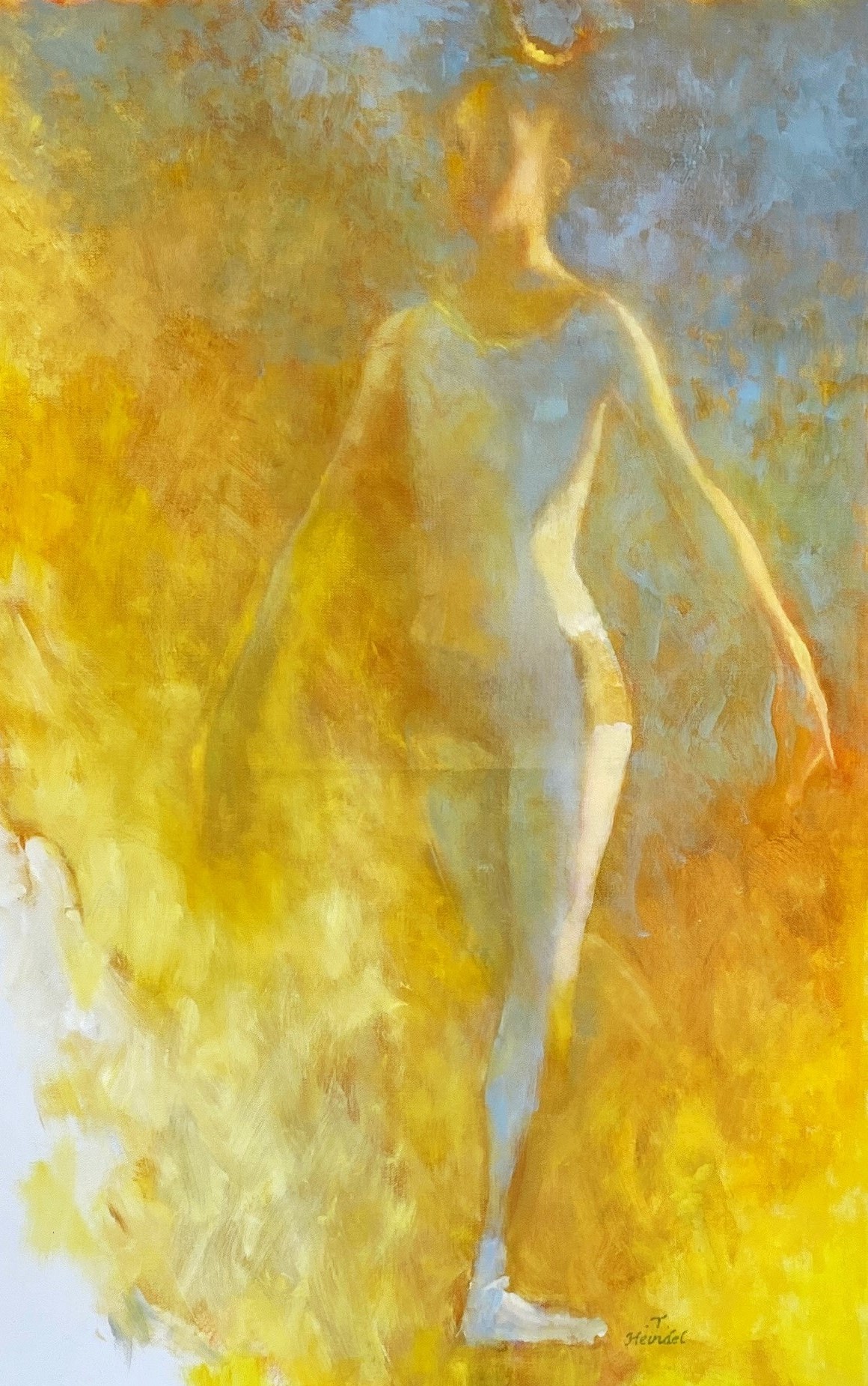 《Dancer from 'ASUKA'》2020年 / 油彩、キャンバス / 73×48cm