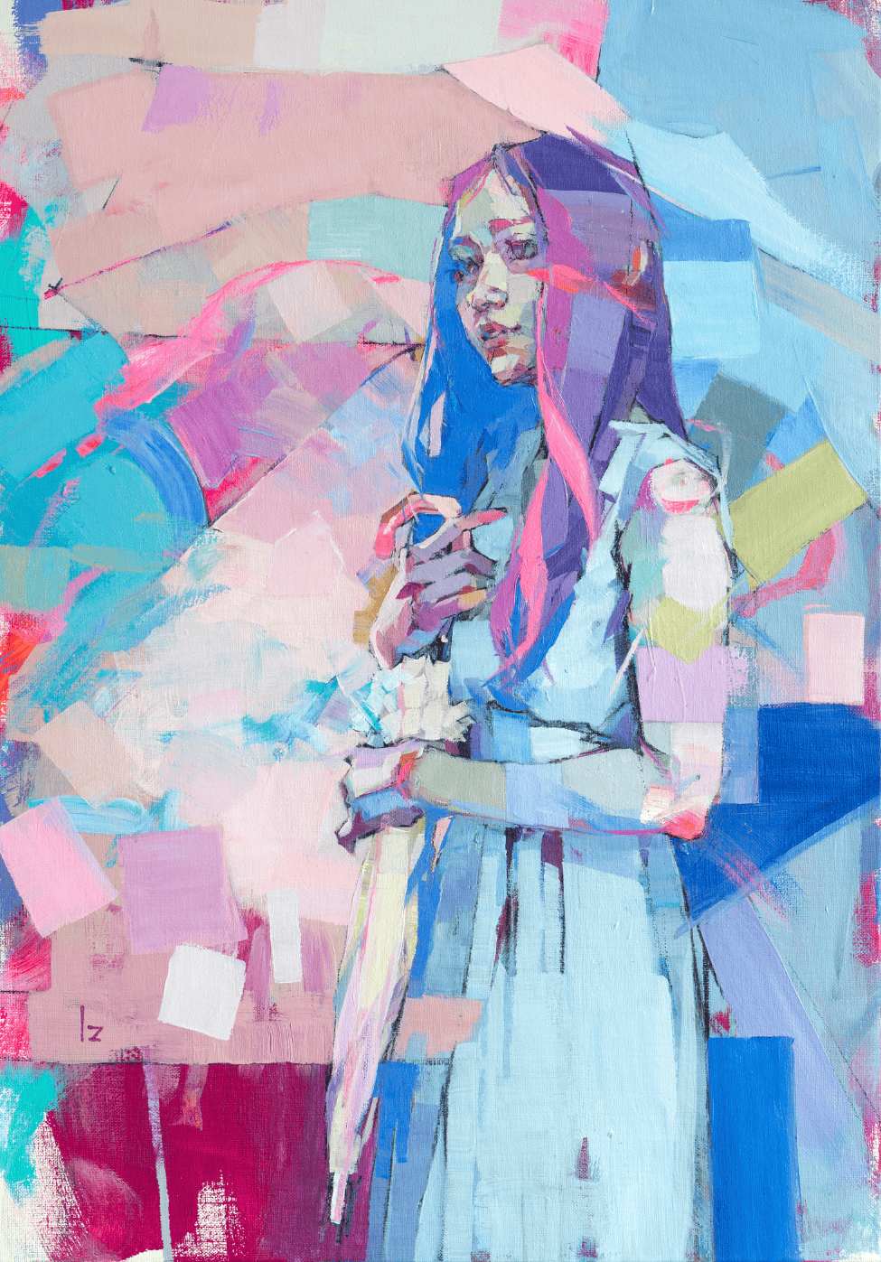 《Kakurega》2025年 / 油彩・キャンバス / 65×45cm
