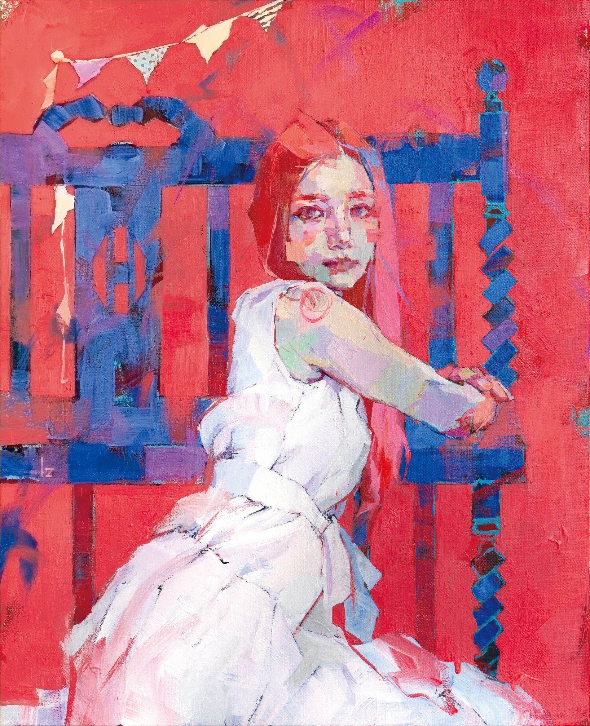 《アンティークの家具》2026年 / 油彩、キャンバス / 65×53cm