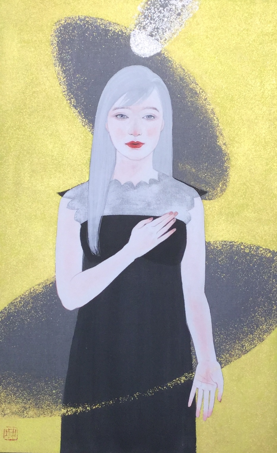 《ひかりさす》紙本彩色 / 53×45cm（F10）