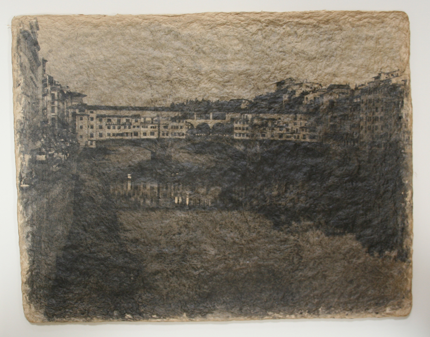《Untitled　＃１　フィレンツェ・イタリア》写真、手漉き和紙 / 53×68cm